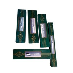 Vtg Shannon Crystal Transition Set Godinger Silver Crystal Handles New in Box